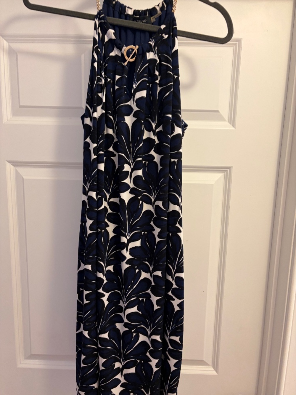 Ivanka Trump Lined, Polished Silky Cocktail Dress